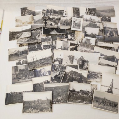 Lotto di 70 fotografie e cartoline originali I guerra mondiale 1915/1918