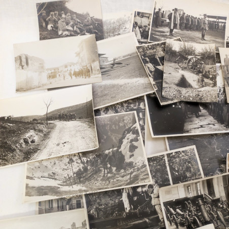 Lotto di 70 fotografie e cartoline originali I guerra mondiale 1915/1918