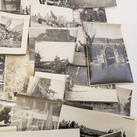 Lotto di 70 fotografie e cartoline originali I guerra mondiale 1915/1918