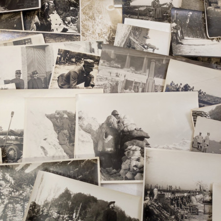 Lotto di 70 fotografie e cartoline originali I guerra mondiale 1915/1918