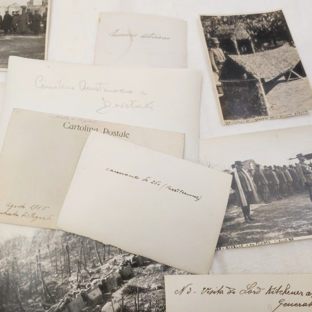 Lotto di 70 fotografie e cartoline originali I guerra mondiale 1915/1918