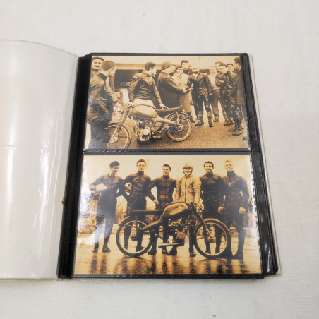 Lotto di 28 fotografie corse moto anni 50 micromotori