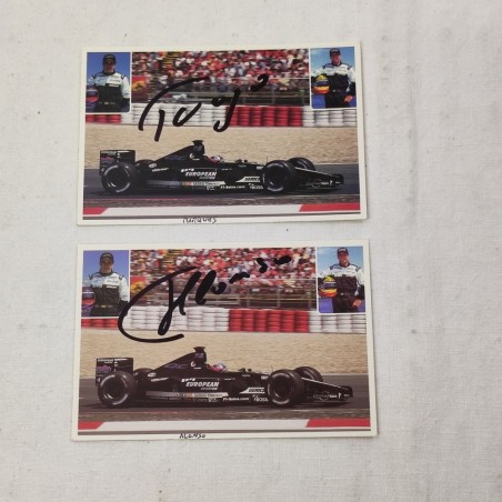 ALONSO MARQUES due cartoline con autografi in originale