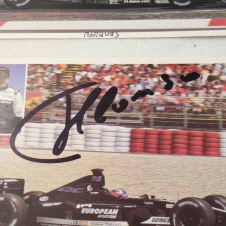 ALONSO MARQUES due cartoline con autografi in originale