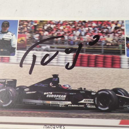 ALONSO MARQUES due cartoline con autografi in originale
