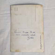 Foto cartolina pubblicitaria FAUSTO COPPI Cicli Bianchi con autografo originale 2