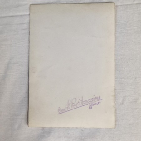 Vera fotografia FAUSTO COPPI con dedica e autografo originali