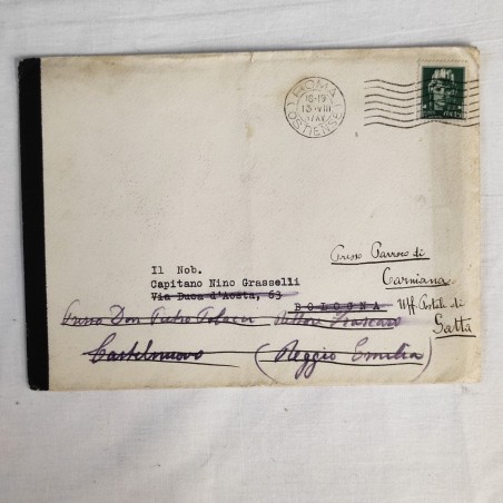 Lettera di ringraziamento condoglianze per Guglielmo MARCONI