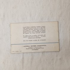 Mini brochure con listino prezzi vetture Oldsmobile in olandese Prijslijst 2