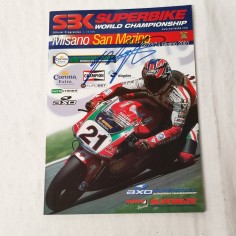 Poster e locandine moto e piloti anni da 70 a 00 di cui 5 con autografo