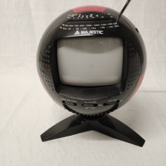 Radio Televisore Pallone rosso nero Majestic TV2010 produzione 02/04 2
