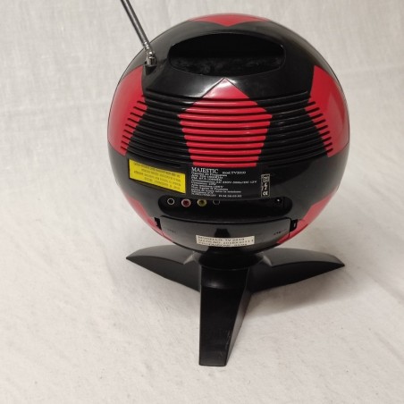 Radio Televisore Pallone rosso nero Majestic TV2010 produzione 02/04