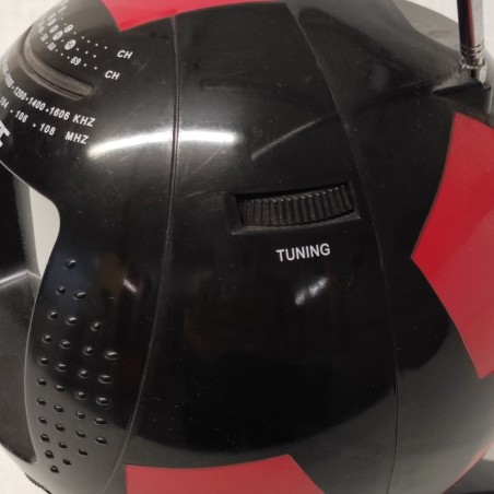 Radio Televisore Pallone rosso nero Majestic TV2010 produzione 02/04