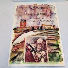 Manifesto a ricordo di Tazio Nuvolari 47x65 cm