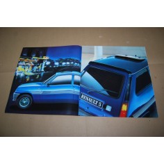 PROSPEKT BROCHURE DEPLIANT RENAULT 5 PARISIENNE 1984 - 3 PAGINE 2