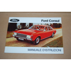 FORD CONSUL MANUALE D'ISTRUZIONI VERSIONE I/72-1 IT