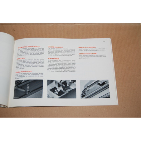 FORD CONSUL MANUALE D'ISTRUZIONI VERSIONE I/72-1 IT