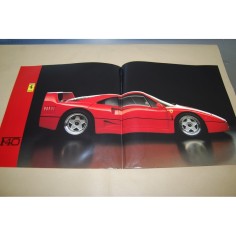 Prospekt brochure depliant Ferrari F40 - pagine ondulate dall'umidità 2