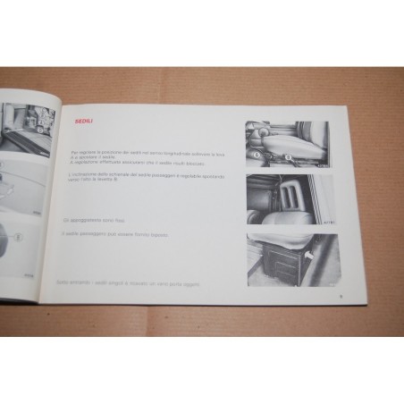 LIBRETTO USO MANUTENZIONE ALFA ROMEO AUTOFURGONE AR6 1986 OTTIMO