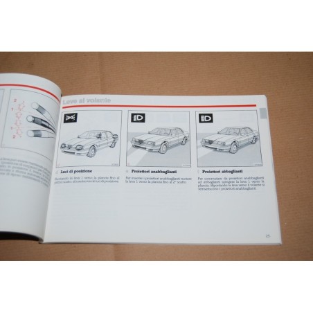 LIBRETTO USO MANUTENZIONE ALFA ROMEO 164 TD 1987 OTTIMO