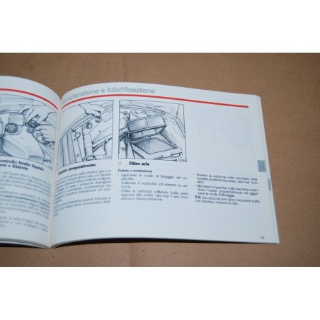 LIBRETTO USO MANUTENZIONE ALFA ROMEO 164 TD 1987 OTTIMO
