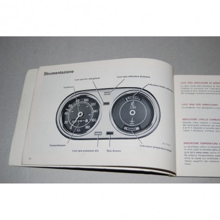 LIBRETTO USO MANUTENZIONE FORD ESCORT 1969 CON TAGLIANDI MANUTENZIONE