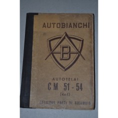 AUTOBIANCHI AUTOTELAI CM 51-54 4X4 CATALOGO PARTI RICAMBIO - BUONO