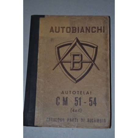 AUTOBIANCHI AUTOTELAI CM 51-54 4X4 CATALOGO PARTI RICAMBIO - BUONO