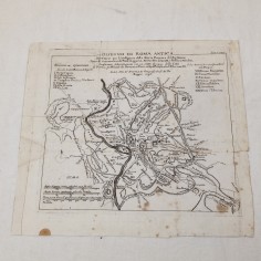 Originale stampa di disegno di Roma Antica sotto anno 1738