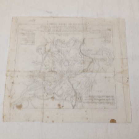 Originale stampa di disegno di Roma Antica sotto anno 1738