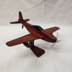 Modellino in legno aereo a elica RIVA 2