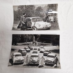 Due fotografie originali  autovetture Fiat e Fiat 600 anni 50/60 2