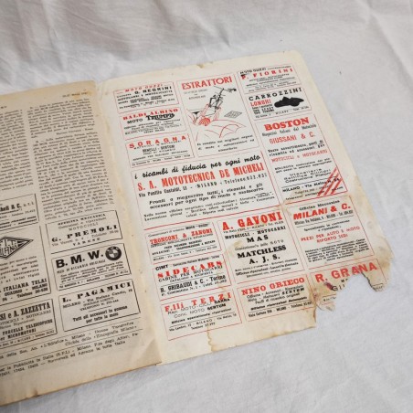 Rivista Motociclismo n° 11 anno 1947