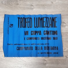 Manifesto Trofeo Lumezzane VII Coppa Cantoni 11 settembre 1960 2