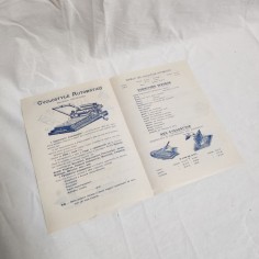 Listino volantino catalogo stampa in ciclostile ditta GESTETNER anni 10 2