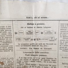 Lotto di 26 quotidiani editi a Bologna anni fine 800 primi del 900 2