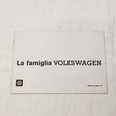 La famiglia VOLKSWAGEN Edizione Agosto 70 gamma modelli