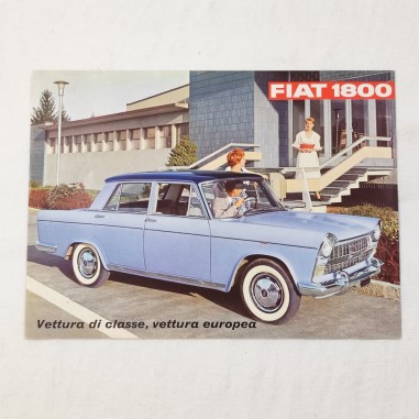 FIAT 1800 brochure volantino foglio singolo italiano
