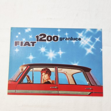 FIAT 1200 Granluce brochure di due pagine in italiano