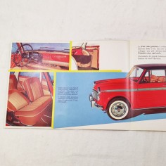 FIAT 1200 Granluce brochure di due pagine in italiano 2
