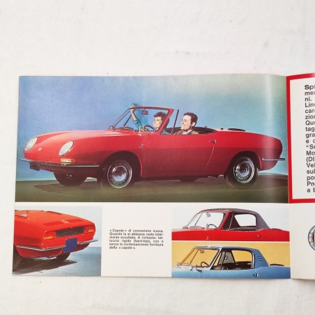 FIAT 850 Spider 2 pagine in italiano