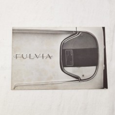 LANCIA FULVIA brochure 2 pagine + risvolti 4 lingue