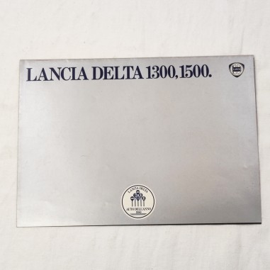 LANCIA DELTA 1300 1500 brochure 1980 4 pagine + poster