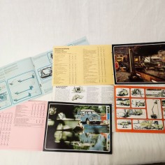 Lotto di 4 brochure LAND ROVER Station Wagen 88 & 109 in tedesco e inglese 2