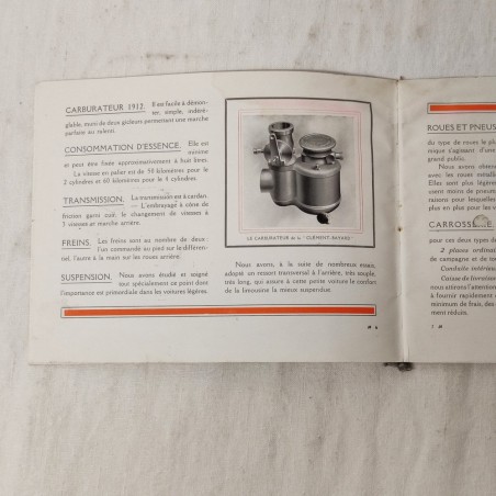 La Petite Clement Bayard libretto presentazione febbraio 1912