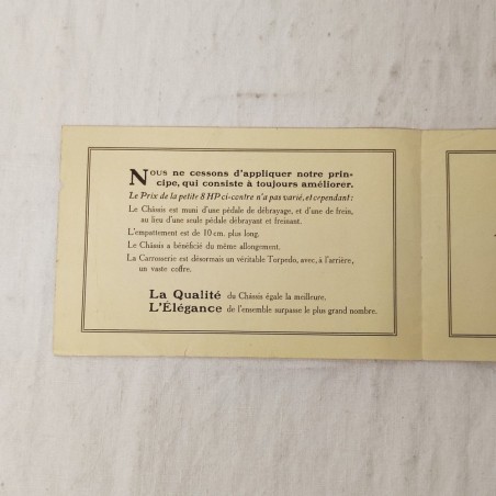 La Petite Clement Bayard libretto 2 pagine presentazione 8 HP