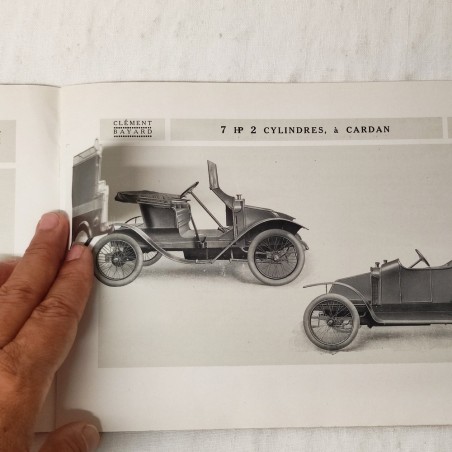 Catalogo gamma veicoli Clement Bayard 1912-1913 ottimo