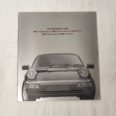 Brochure Porsche 911 Carrera 2 & tiptronic 911 Carrera 4 & turbo 1990