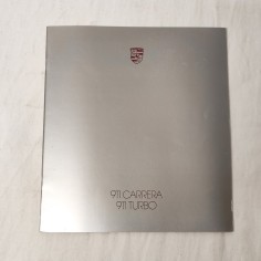 Brochure Porsche 911 Carrera & Turbo 1986 Tedesco