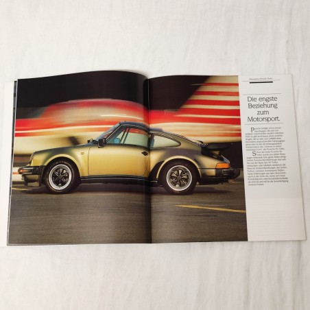 Brochure Porsche 911 Carrera & Turbo 1986 Tedesco
